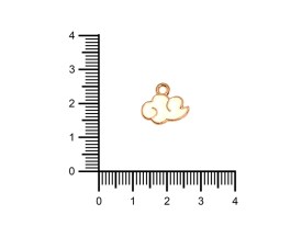 Dije Esmaltado Nube Naruto Blanca